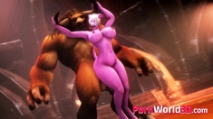 World Of Warcraft Busty Draenei Rough Fucked In Every Hole