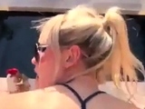 Couple Balcony sex with-their friends below