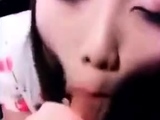 Chinese teen sucking cock and talking dirty