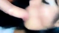 Hot Argentinian Exchange Student Gives A Blowjob