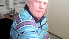 grandpa cum on cam