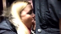Amateur Bahnhof Blowjob