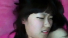 Asian Chick Getting Off The Tiny Cock