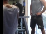 Str8 bulge in gym