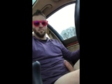 Str8 pink men play in the car again