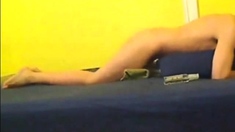 Fleshlight pillow humping cum inside