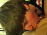 Giving NOT His bro a Blowjob and Swallowing