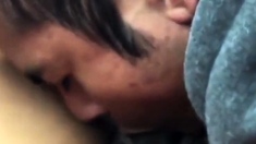 Guy blows me in my car after seeing me jacking