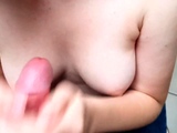 Hot Handjob At Work! Tits Cumshot! POV! FullHD!