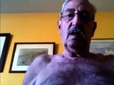 grandpa stroke on webcam