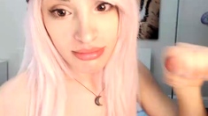 Hot Blonde Babe Solo Masturbation