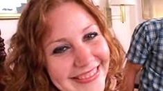Petite amateur redhead gf first time anal sex on tape