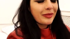 Amateur blondie solo anal masturbation