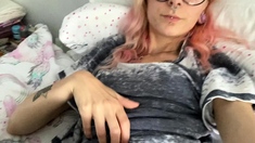 Petite amateur redheaded teen pisses and sucks cock