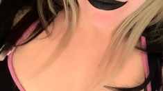 Blonde emo amateur solo masturbation