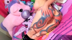 Horny Webcam Babe Solo Masturbation