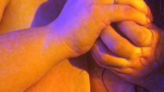 Big boob brunette masturbates on webcam