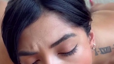 Big Tit Brunette Sucks A Big Cock Blowjob Pov