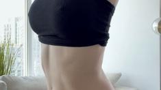 Amateur Teen Dances and Teases Solo on cam