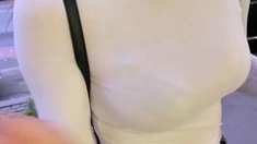 Euro amateur outdoor masturbation