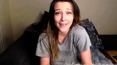 Mature brunette amateur giving a great POV blowjob