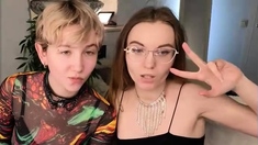 Cute amateur webcam teen girl toying pussy on webcam