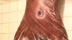 Sexy Amateur Chick Taking A Shower And Masturbating