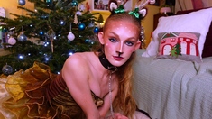 Violet Lovely Amateur Redhead Woman Toying