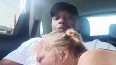Blonde Blowjob Outdoor