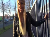 Beautiful blonde babe franziska facella solo masturbation