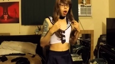 Amateur Solo Shemale Masturbation
