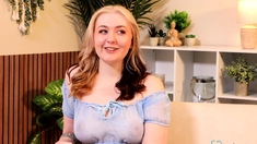Amateur blond girl with big boobs getting fucked