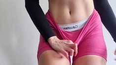 Big Ass Fitness Model Booty Shorts Try-on Haul - Dle