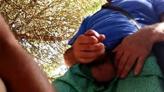 Daddy's Big Cock Outdoors