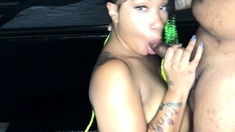 Horny and wild amateur black couple do a hardcore cam show