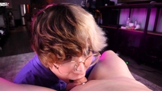 Pov amateur blowjob action