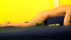 Fleshlight Fun: Pillow Humping With A Happy Ending!