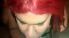 Femboy Crossdresser Sucks Big Cock And Swallows