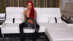 Transerotica Charming Latina Ts Foxxy Plays With Her Huge