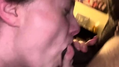 POV Handjob Blowjob cumshot compilation