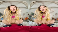 Teen Asian Beauty Lulu Chu As X-MEN JUBILEE Showing Her