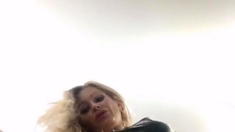 Blonde amateur milf does anal on pov camera 11