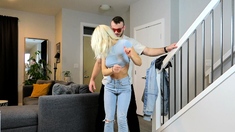 Sexy Blonde Bitch Webcam Xxx Striptease Show