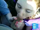 GF wants BF to cum on friends face
