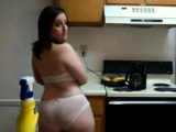 In the kitchen