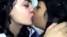 Desi Lesbian Girls Kissing Each Other Desperately