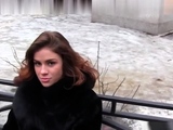 Redhead Innocent Teen Outdoor Gangbang