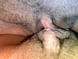 Mature pussy orgasm up close