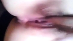 Asian Girl Has Wet Pussy