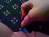 Amateur teen talks dirty and masturbates her juicy pussy